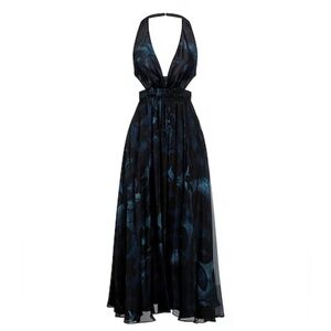 Trussardi silk Maxi dress